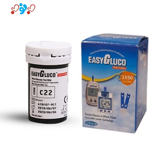 نوار قند خون ایزی گلوکو EASY GLOCO (50 عددی)