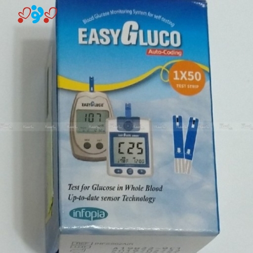 نوار قند خون ایزی گلوکو EASY GLOCO (50 عددی)